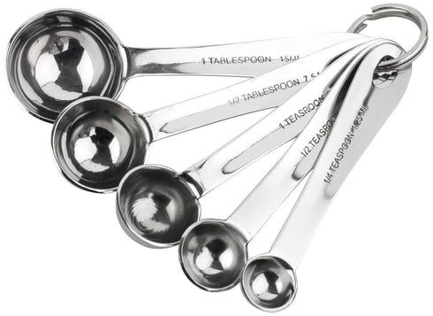 Stainless Steel Measuring Spoons - TALA 5 Piece Set 10A10550