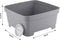 MINKY WASHING UP BOWL WITH SINK PLUG STRAINER SQUARE GREY 11L. VC10000106
