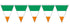 GIANT IRISH PENNANTS BUNTING. DP00186