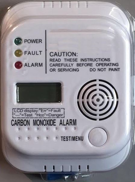 Carbon Monoxide Detector - DAEWOO ELA1391 Alarm Safety Device