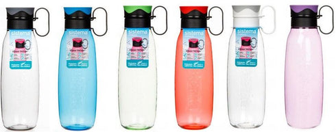 SISTEMA TRAVERSE TRITAN BOTTLE ASSORTED COLOURS 850 ML. SIS670