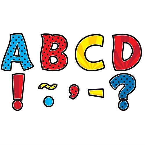 SUPERHERO FUNTASTIC 3 INCH MAGNETIC LETTERS TOTAL 67 PCS. DGITCR77293