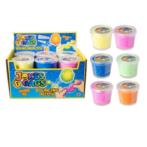 JOKES & GAGS ASSORTED BOUNCING PUTTY. 1376573