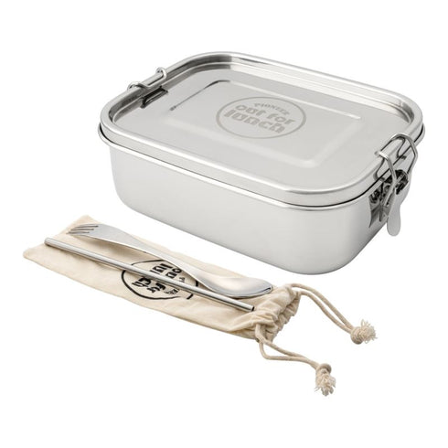 Leakproof Lunch Box - GRUNWERG 800ML Set with Spork & Straw