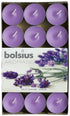 BOLSIUS SCENTED TEALIGHT CANDLES 4HR 30/PK - LAVENDER. CN5409