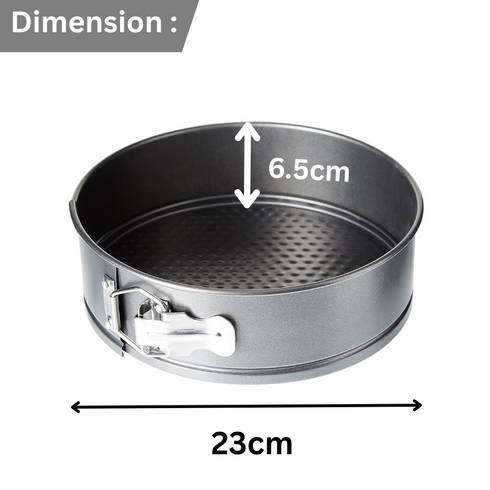 CHEF AID NON STICK SPRINGFORM CAKE PAN 23CM X 6.5CM. 10E10321
