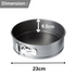 CHEF AID NON STICK SPRINGFORM CAKE PAN 23CM X 6.5CM. 10E10321