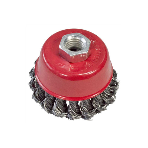 Wire Cup Brush - AM-TECH 3" 80MM Twist Knot Wheel Rotary F3360