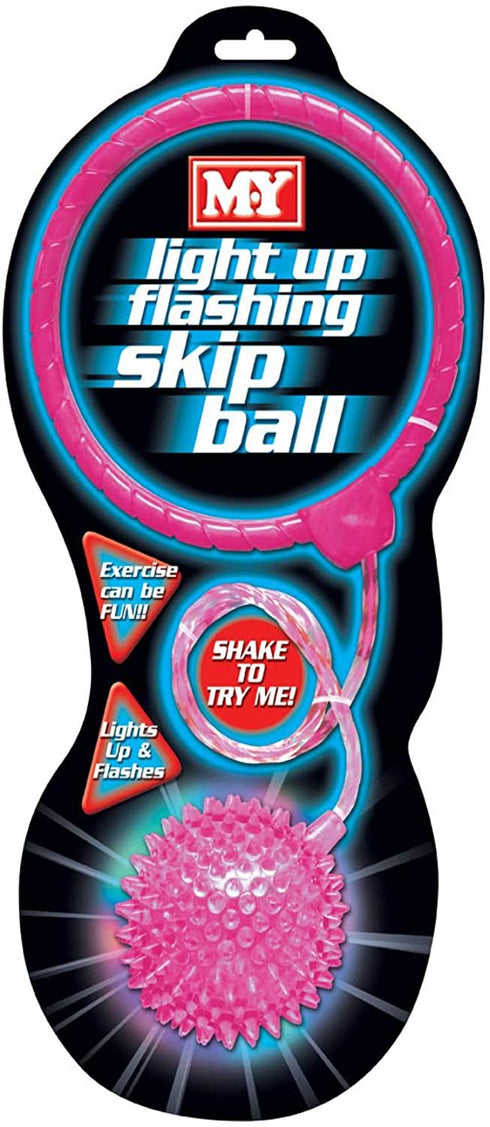 Flashing Ankle Skip Ball - Light Up Skipping Fun for Kids | TY3576