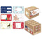 150 SELF ADHESIVE GIFT LABELS CHRISTMAS COTEMPERORY. GT213