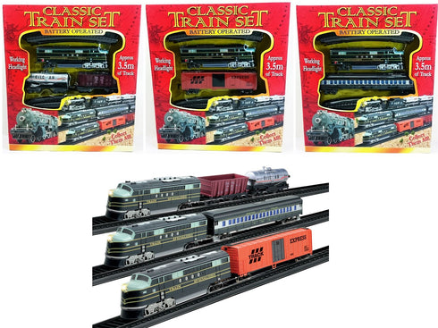 Light Up Train Set - Battery Operated Toy TY0308