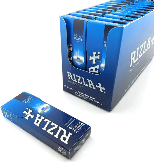 Extra Slim Filter Tips - RIZLA POLAR BLAST 60 Tips 24 Packs
