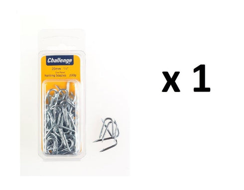 Netting Staples 20mm - Zinc Plated for Durability | FS40241