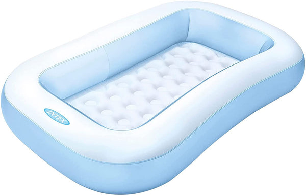 INTEX 57403NP SOFT RECTANGULAR BABY POOL 65.5" X 39.5" X 10". TY695 57403NP