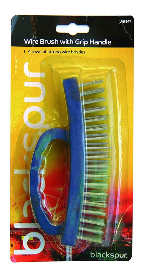Wire Brush with Grip - BLACKSPUR WB147 for Effective Cleaning