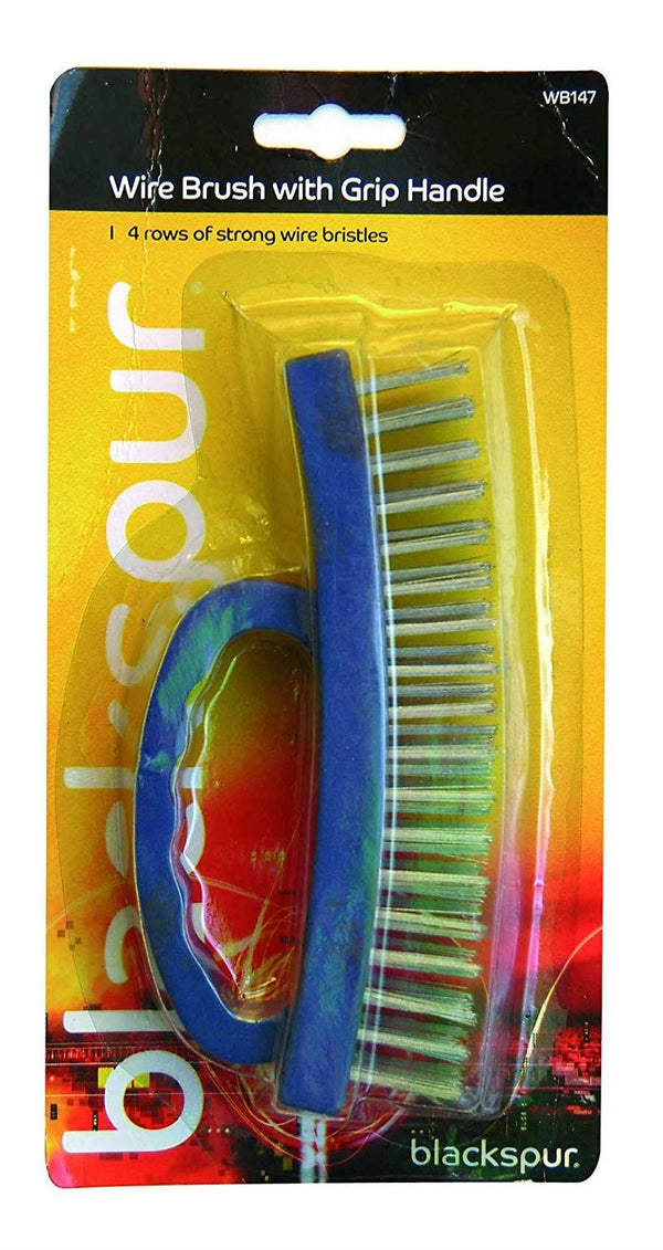 Wire Brush with Grip - BLACKSPUR WB147 for Effective Cleaning