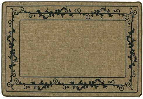 Elegance Border Mat 75x50cm - JVL Indoor Mat 01-202