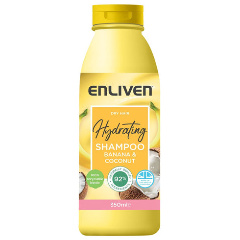 ENLIVEN BANANA & COCONUT HYDRATING HAIR SHAMPOO 350ML. C005735