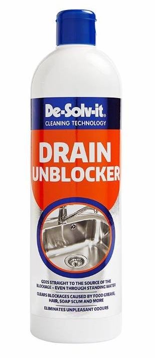 Drain Unblocker Sanitiser - DE-SOLV-IT Solution 500ml ZEP7391