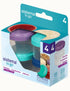 4 PCS SISTEMA DRESSING POTS TO GO CONTAINERS 35ML. 21470-53C