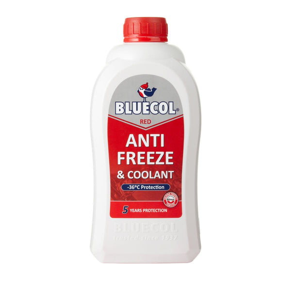 BLUECOL 5 YEAR RED ANTIFREEZE & COOLANT 1LTR. BCR001