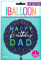 Dad Birthday Balloon - Unique Blue 18" Foil Celebration | UNI81983