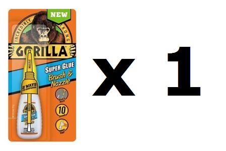 Superglue Gel - GORILLA 2 IN 1 Brush & Nozzle 12GM 4044501