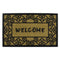 Welcome Door Mat - JVL Woven Tuffscrape Scraper 45x75cm