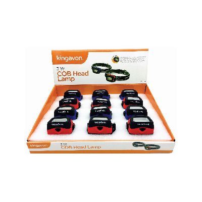 COB LED Headlamp - KINGAVON 3W BB-HL154 for Outdoor Activities