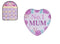 MUM IN MILLION HEART SHAPE FRIDGE MAGNET 12/PK. PI734066