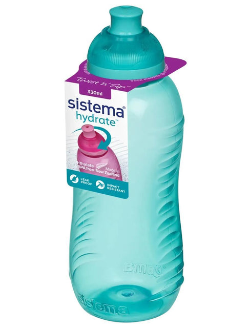 SISTEMA TWIST N SIP WATER BOTTLE 330ML. S780