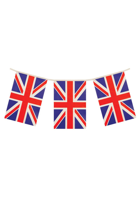Union Jack Bunting - Great Britain Flags 12 Feet Party Decor