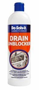 Drain Unblocker Sanitiser - DE-SOLV-IT Solution 500ml ZEP7391