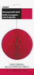 Red Honeycomb Pom Pom 8 Inch - Perfect Party Decorations