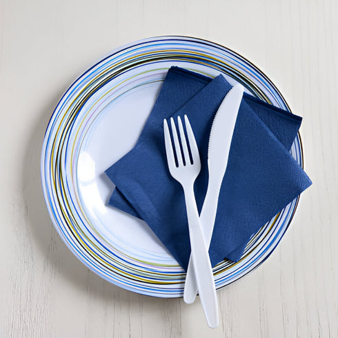 Dark Blue Napkins 3 Ply 33cm - Premium Quality PPS99110