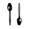 Heavy Duty Teaspoons - 100 Pack Black Plastic PS 0045100BLK