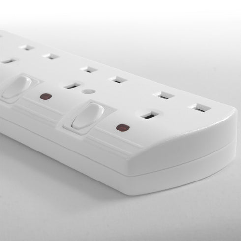 Switched Extension Lead - DAEWOO 4 Gang 2MTR 13AMP EXT1055GE