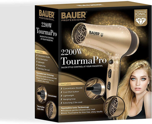 BAUER PROFESSIONAL TOURMAPRO HAIR DRYER 2200W. BML38830