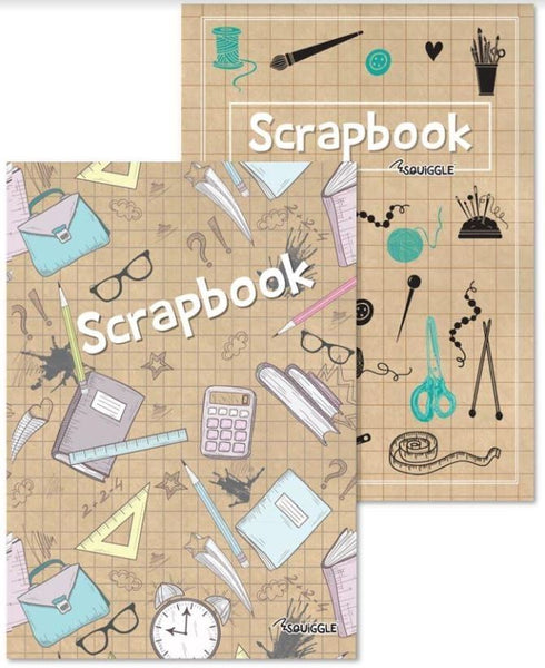 A4 Scrapbook 56 Pages - Assorted Designs for School/Craft P2839