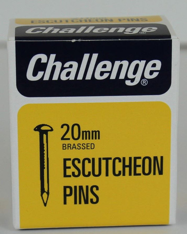 Brassed Escutcheon Pins 20mm 40g - Secure Your Fixtures