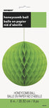 Lime Green Honeycomb Pom Pom 8 Inch - UNI64254 Party Decor