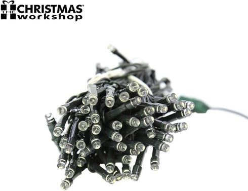 CHRISTMAS WORKSHOP 100 BRIGHT WHITE CHASER LED LIGHTS. 77320