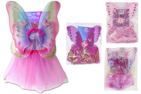 4 PIECES CHILDS FAIRY DRESS UP SET 4 ASSTORTED DESIGN. TY4880
