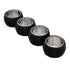 BLACK NAPKINS RING 4 PK. KI6746B