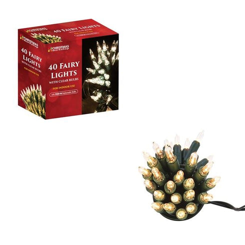 40 SHADELESS FAIRY LIGHTS - CLEAR. BML75700
