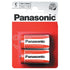 Panasonic Zinc Batteries - C R14R 2 Pack for Reliable Power