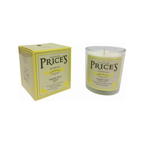 PRICES HERITAGE LEMON ZEST CANDLE JAR. HEJ000618