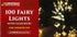 100 SHADELESS CLEAR FAIRY LIGHTS. BML75220