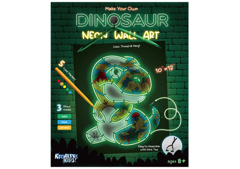 MAKE YOUR OWN DINOSAUR NEON WALL ART. TY3792