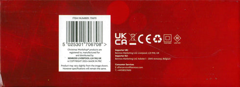 CHRISTMAS WORKSHOP 100 WARM WHITE CHASER LIGHT. BML70670